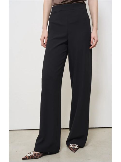 Pantalone in crepe a palazzo Patrizia Pepe PATRIZIA PEPE | 2P1602-A411-K103